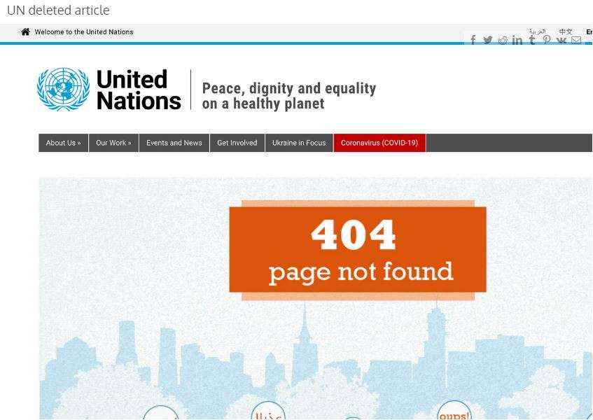 UN Deletes Article Titled ‘The Benefits of World Hunger.’ Was It Real ...