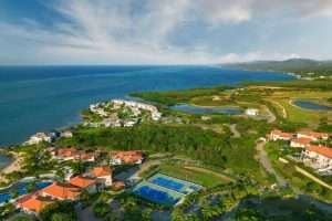 Prospera village on the coast of Roatan in Honduras
