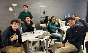 High school students at GROW Christian Learning Center in Worcester, Massachusetts