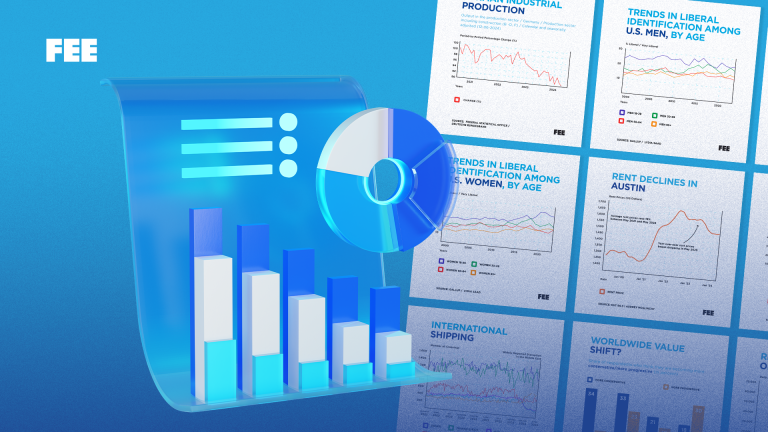 Collage of charts and graphs.