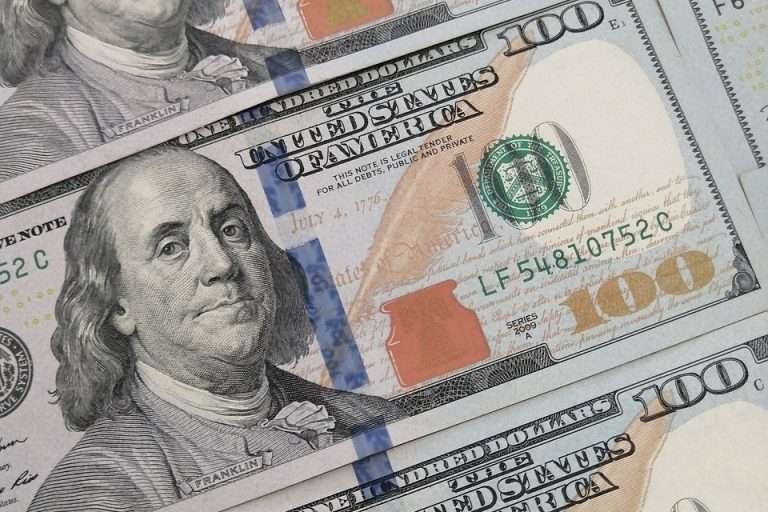 American $100 bills.