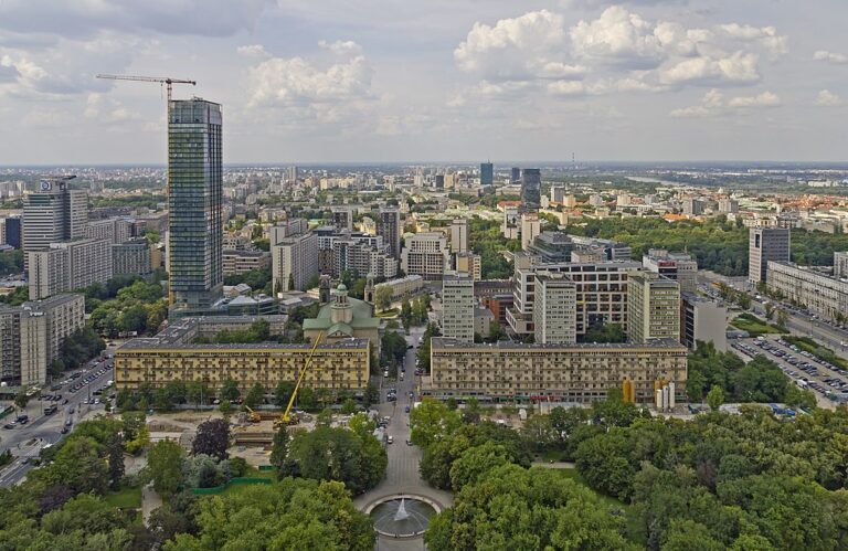 photo of the Warsaw cityscape