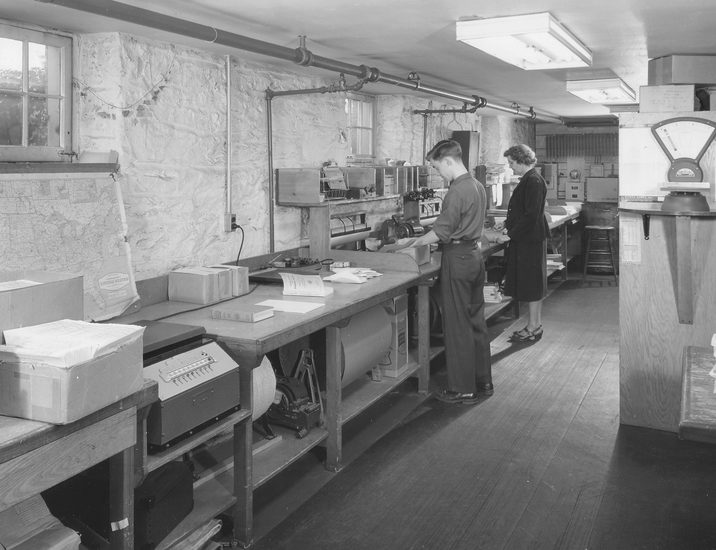 FEE's early printing and mailing operation
